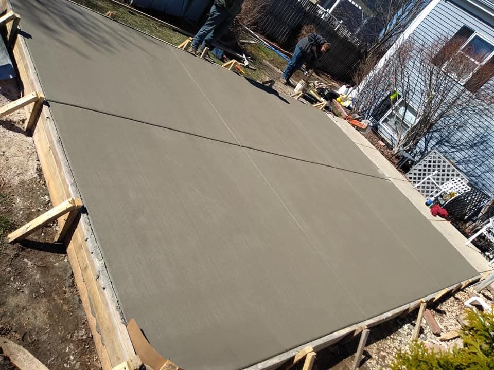 concrete project finished